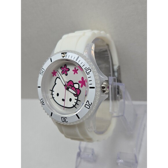 Hello Kitty Sanrio Kimora Lee Glow In Dark Strap Pink Sapphire Watch New Battery main image 11